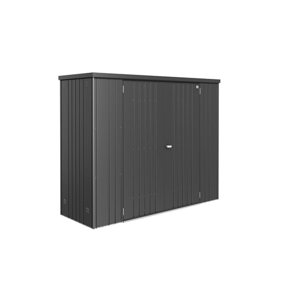 Equipment Locker 230 - 7.5' x 2.7' x 6' - Dark Gray with Lockable Handle