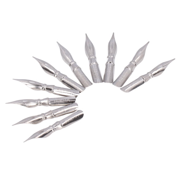 Equipment, Protable Pen Nib, 10 PCS Dip Pen Nib Holder Comfortable Grip Wooden Comic Pen Nib Holder for Art Painting Ink Drawing Writing