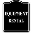 thumbnail image 1 of Equipment Rental BLACK Aluminum Composite Sign, 20"x24", 1 of 10