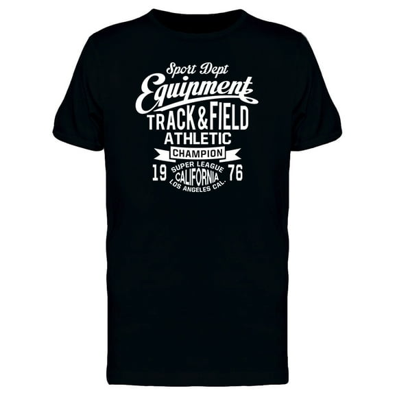 Equipment Track And Field T-Shirt Men -Image by Shutterstock, Male 3X-Large
