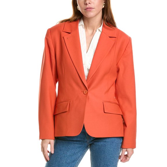 Equipment womens Acinta Wool-Blend Blazer, 2, Red