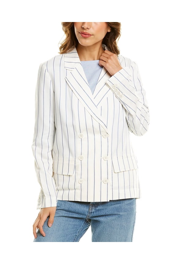 womens Gael Blazer, 6, White