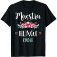 thumbnail image 1 of Equipo Maestra Kinder Playera Kindergarten Spanish Teacher T-Shirt mens t shirt，black，women，funny，misfits，men，journey, 1 of 4