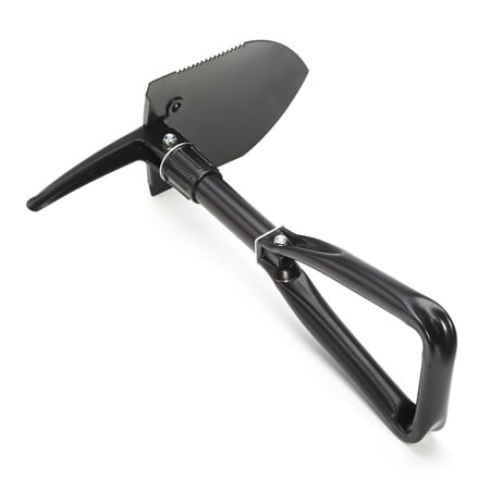 Equipped Outdoors Folding Shovel Multi-Tool With Pick Axe - Camping Shovel