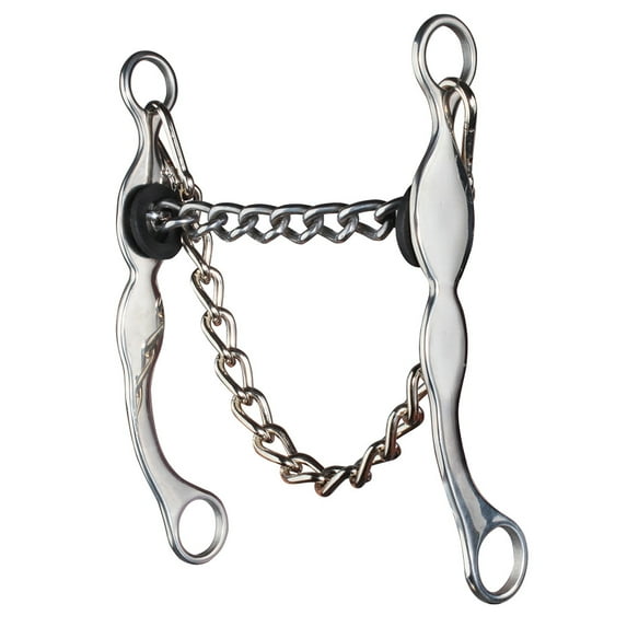 Professional's Choice Equisential Traditional Chain Bit - 5 1/8" Sweet Iron Mouthpiece, 7" Shank