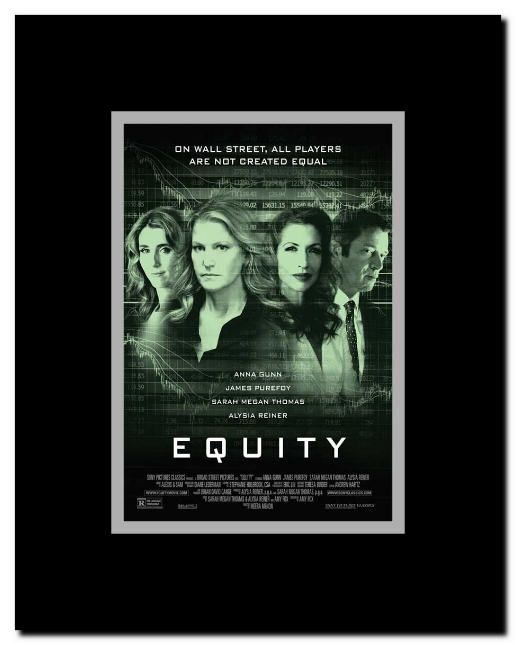 Equity Framed Movie Poster