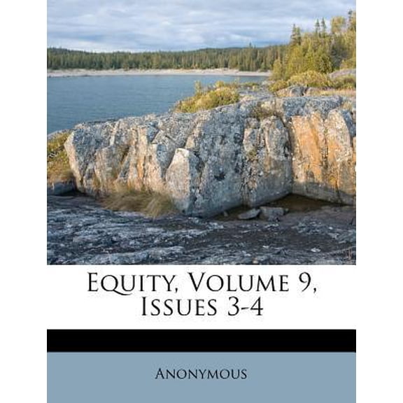 Equity, Volume 9, Issues 3-4 Paperback