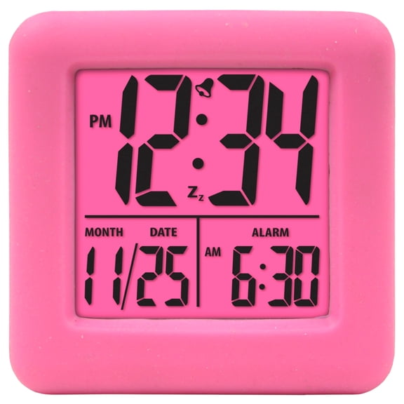 Equity Digital Cube Alarm Clock with On-Demand Backlight, 70910