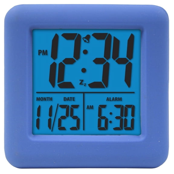 Equity Digital Cube Alarm Clock with On-Demand Backlight, 70913