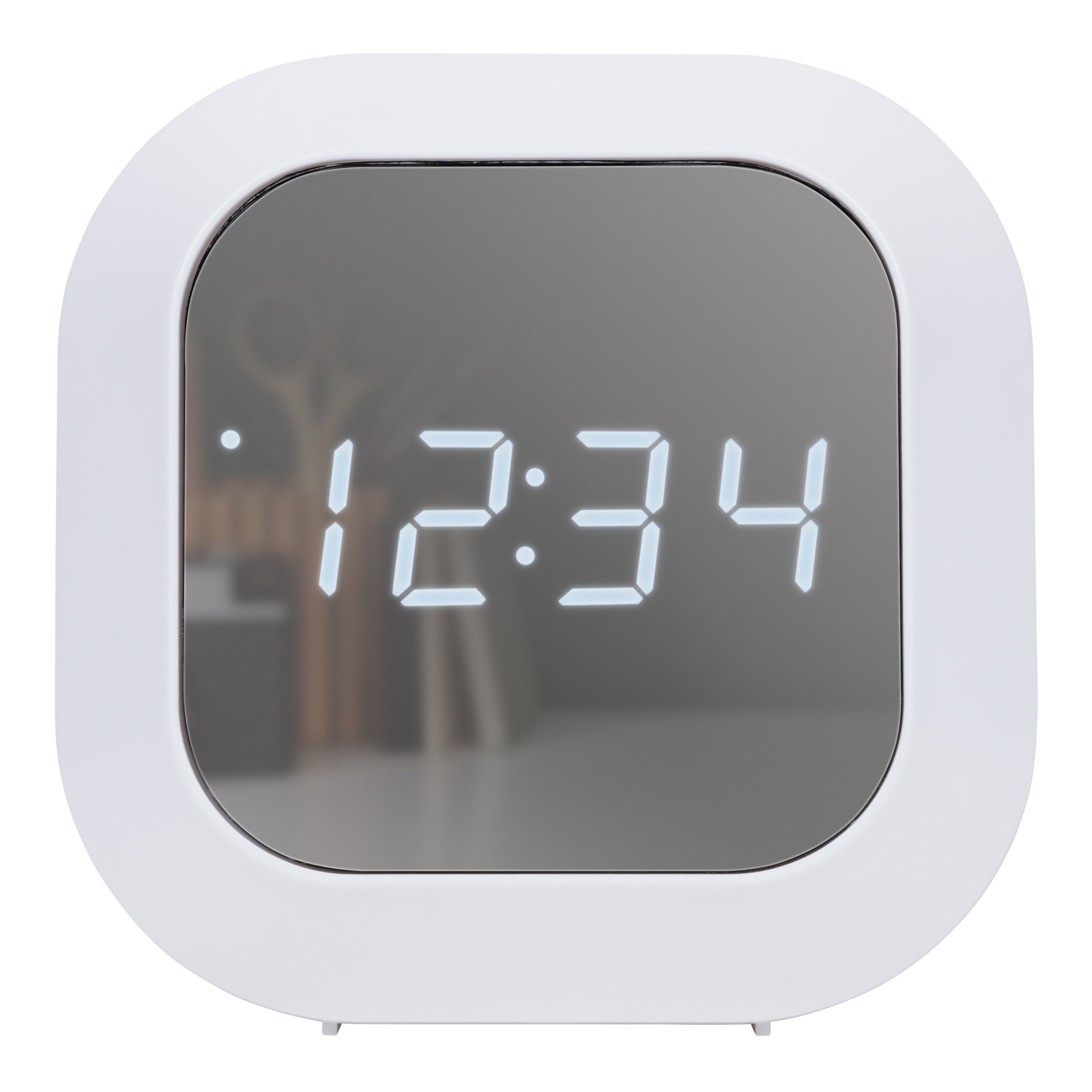 Equity by La Crosse Small Digital Square Mirrored Deep Sleep