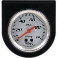 Equus 5244 2" Mechanical Oil Pressure Gauge, White