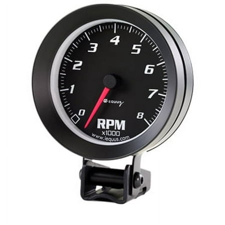 Equus 6068 3-3/8" Tachometer, Black