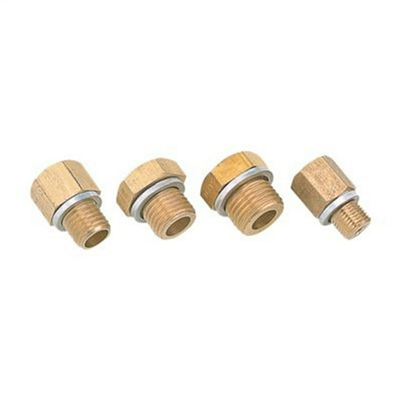 Equus Adapters, Euro, Oil Press, 1/8" - 27 NPT to M10 x 1, M12 x 1.5, M14 x 1.5,