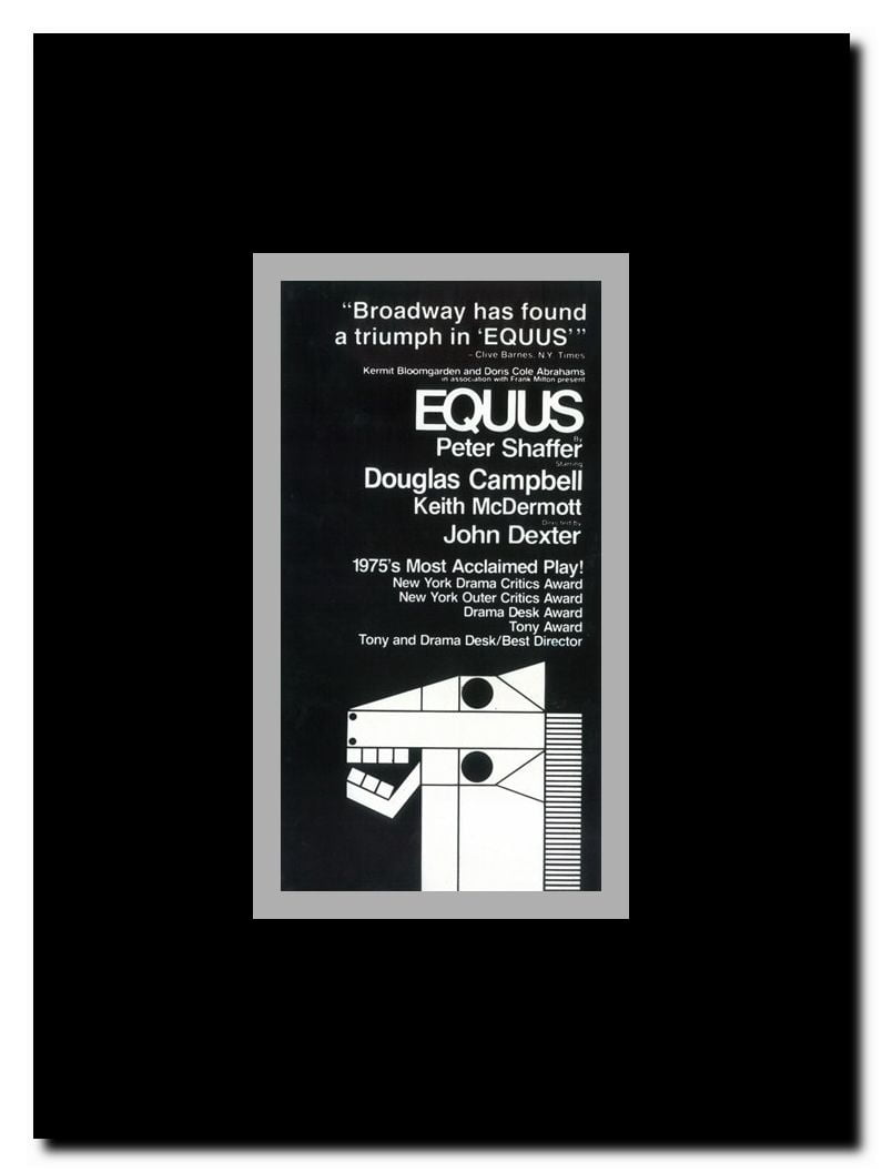 Equus (Broadway) Framed Movie Poster