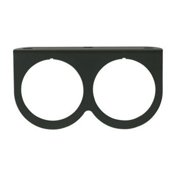 Equus Gauge Mount, Panel, Black, 2-1/16" , Double