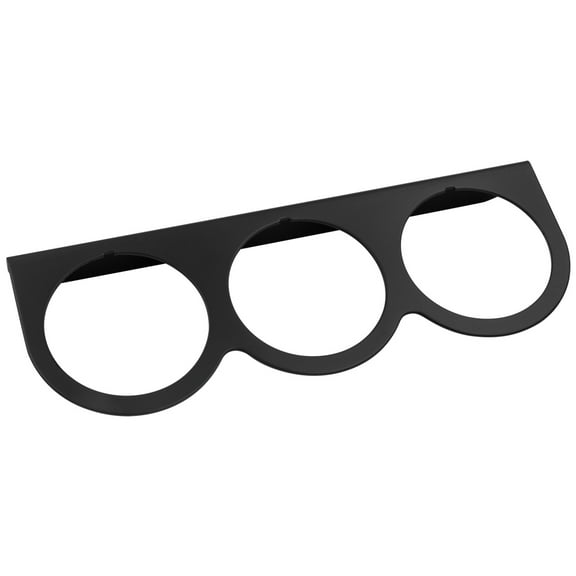 Equus Gauge Mount, Panel, Black, 2-1/16" , Triple