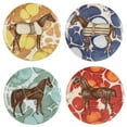 thumbnail image 1 of Equus Melamine Dinner Plates, 1 of 7