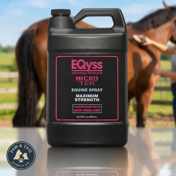 EQyss Micro-Tek Equine Spray Gallon pH Balanced Horse Skin Coat Care