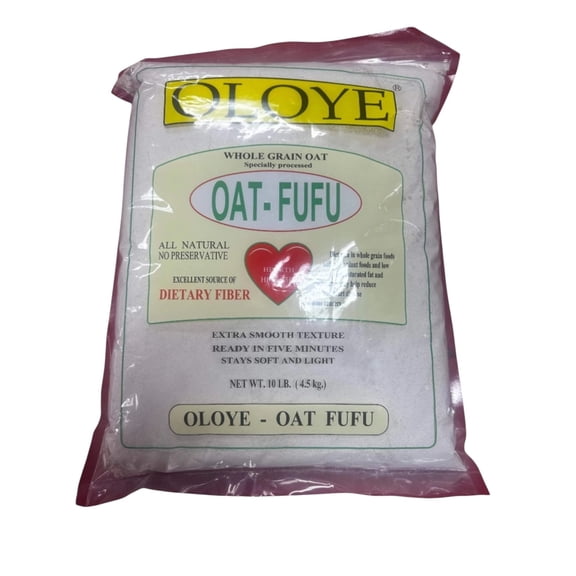 Er African Online Store Oloye Oat Fufu | Healthy, Convenient, and Delicious Nigerian Fufu Alternative - 10 Lb