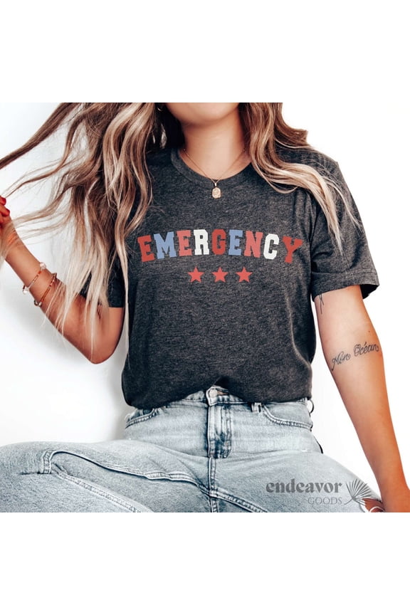 Er Nurse 4Th Of July T-Shirt, Red White Blue Er Ed Crew Tshirt, American July 4Th Independence Day Emergency Room Rn Shirt Fourth July Tee