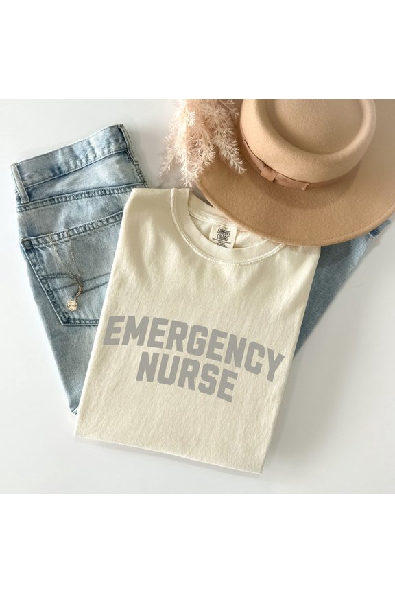Er Nurse Shirt, Emergency Nurse Gift, Nurse Week Shirt For Er Nurse, Emergency Department Shirt, Nurse Vintage Varsity Tee