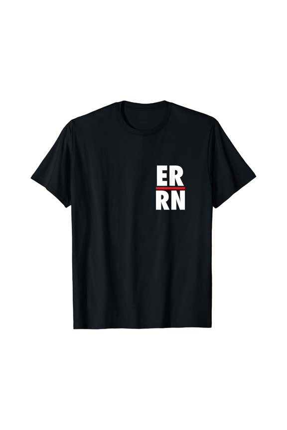 Er Rn Emergency Room Registered Nurse Heart Edition T-Shirt Size S-5XL