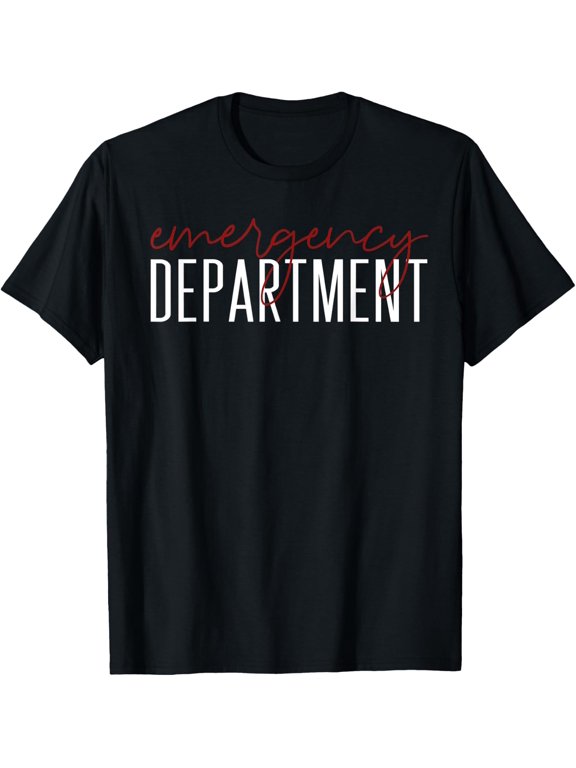 Er Tech Emergency Department Technician Emergency Nurse T-Shirt Size S-5XL
