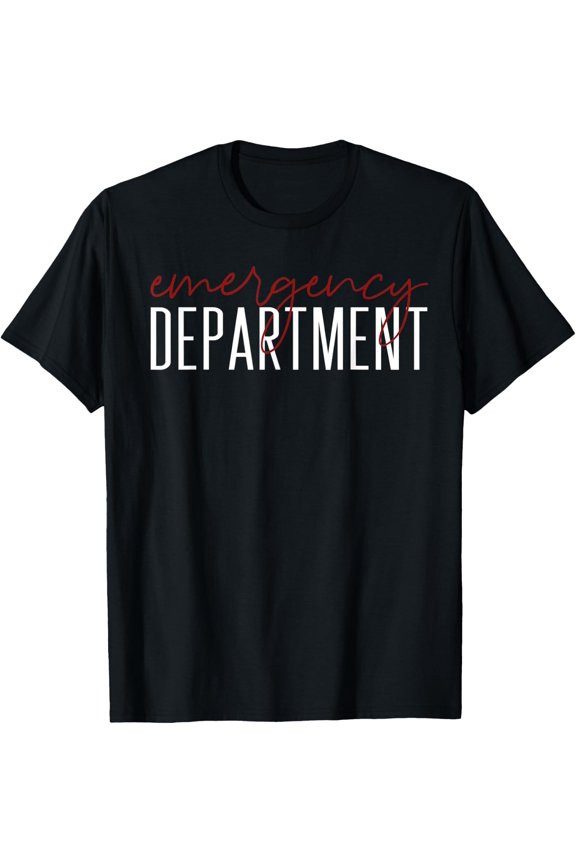 Er Tech Emergency Department Technician Emergency Nurse T-Shirt Size S-5XL