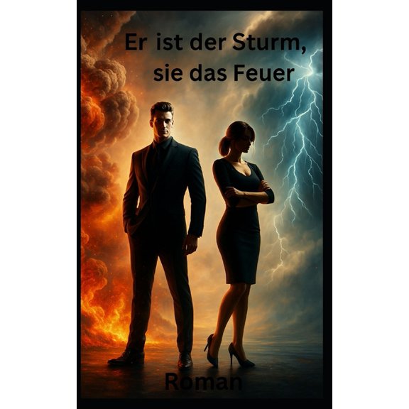 Er ist der Sturm, sie das Feuer: Roman, (Paperback)