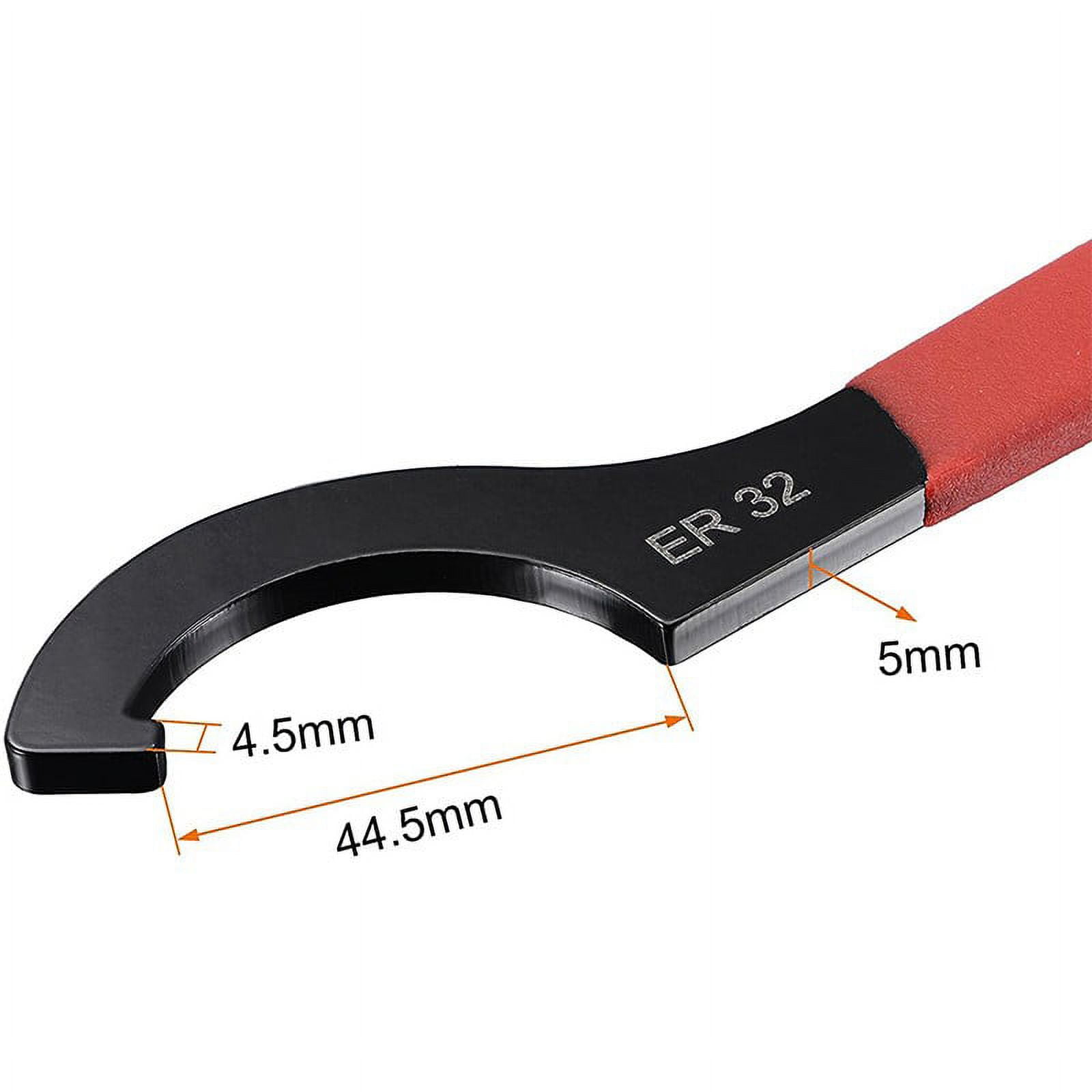 Er25 Er32 Er40 Hook Wrench Spanner Collet Chuck For Lathe Clamping Nut