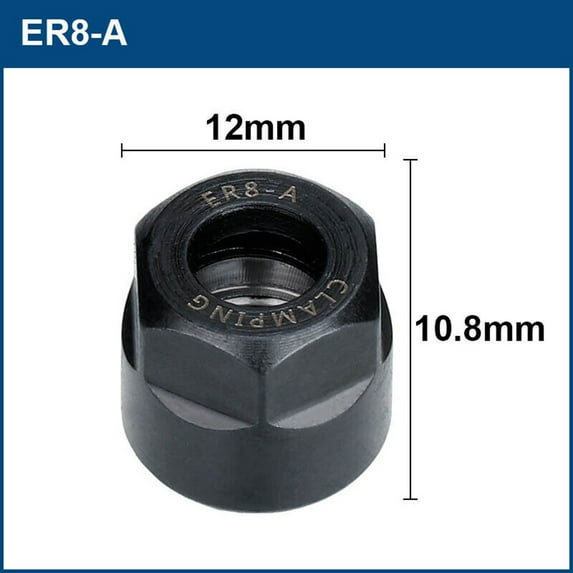 Er8-Er40 A/M/Um Collet Clamping Nuts for Cnc Lathe Milling Router Bit Holder
