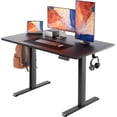 thumbnail image 1 of ErGear Electric Standing Desk, 48" x 24" Height Adjustable Desk, Computer Desk with 4 Memory Smart Pannel, Home Office Desk with Splice Board, 1 of 14