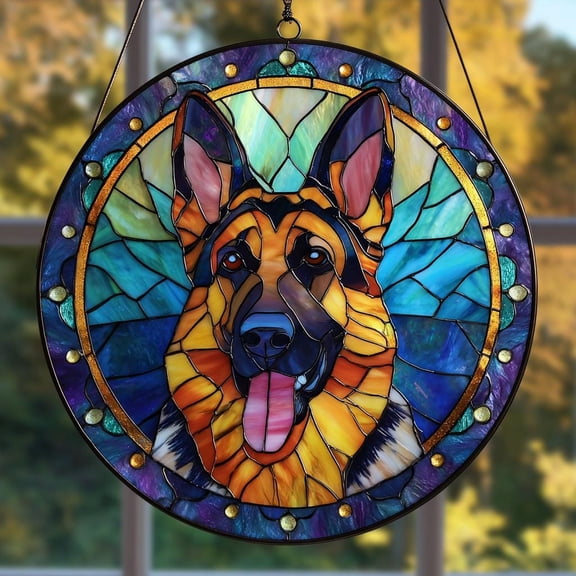 Era Gift Custom Dog Image Suncatcher, Personalized Keepsake for Daughter