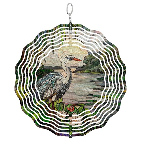 Era Gift Everglades National Park Wind Chime, 3D Wind Spinner Style UV Glass Hanging