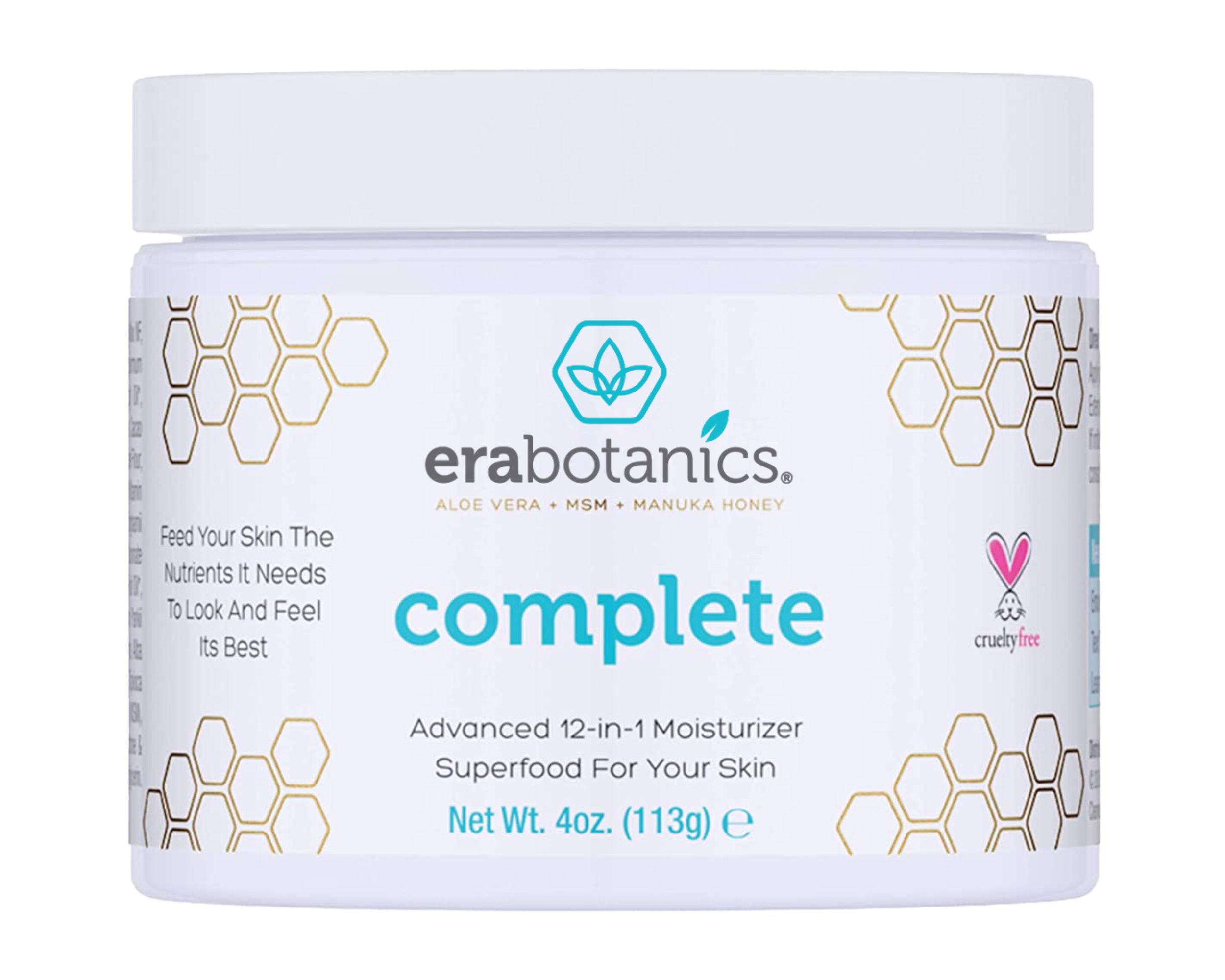 Era Organics Advanced Face Moisturizing 12-in-1 Anti Aging Wrinkle Dry & Sensitive Skin Cream for Face, Neck, Hands