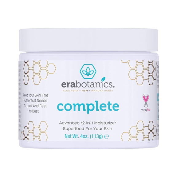 Era Organics Advanced Face Moisturizing 12-in-1 Anti Aging Wrinkle Dry & Sensitive Skin Cream for Face, Neck, Hands