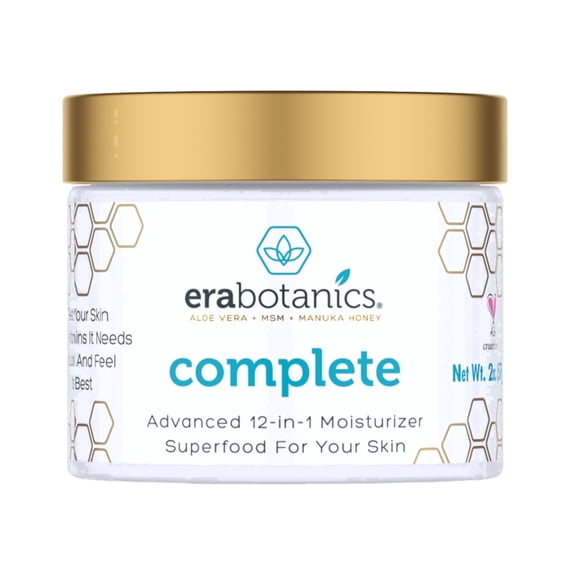 Era Organics Face Moisturizer Cream - Advanced 12-In-1 Rejuvenating Formula With Superfood Complex Manuka Honey, Hyaluronic Acid, Hemp Oil - Anti Aging Wrinkle Defense For Women or Men - 2oz