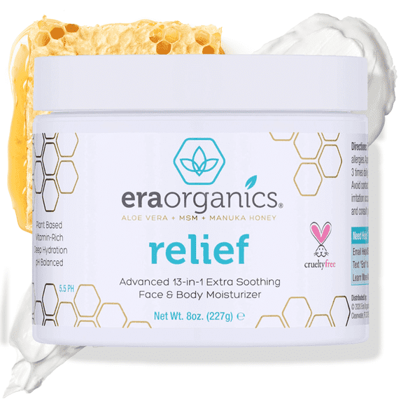 Era Organics Hydrating, Eczema, Psoriasis & Dermatitis Moisturizer Non-Greasy Calming Cream