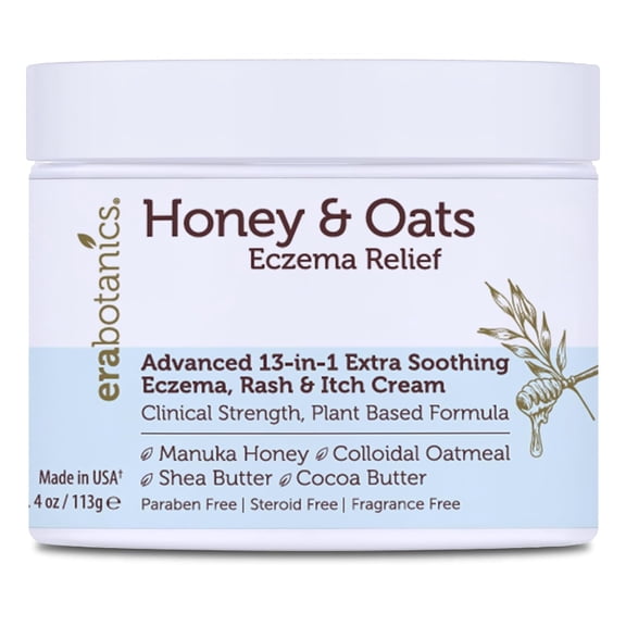 Dry Skin Soothing Cream with Colloidal Oatmeal & Chamomile Moisturizing Lotion for Sensitive, Irritated Skin