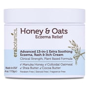Dry Skin Soothing Cream with Colloidal Oatmeal & Chamomile   Moisturizing Lotion for Sensitive, Irritated Skin