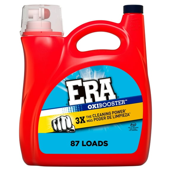 Era Oxibooster Liquid Laundry Detergent, 87 Loads, 154 fl oz
