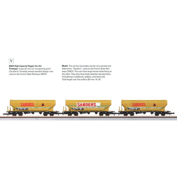 Era V Hopper Car Set -- SNCF French State Railways