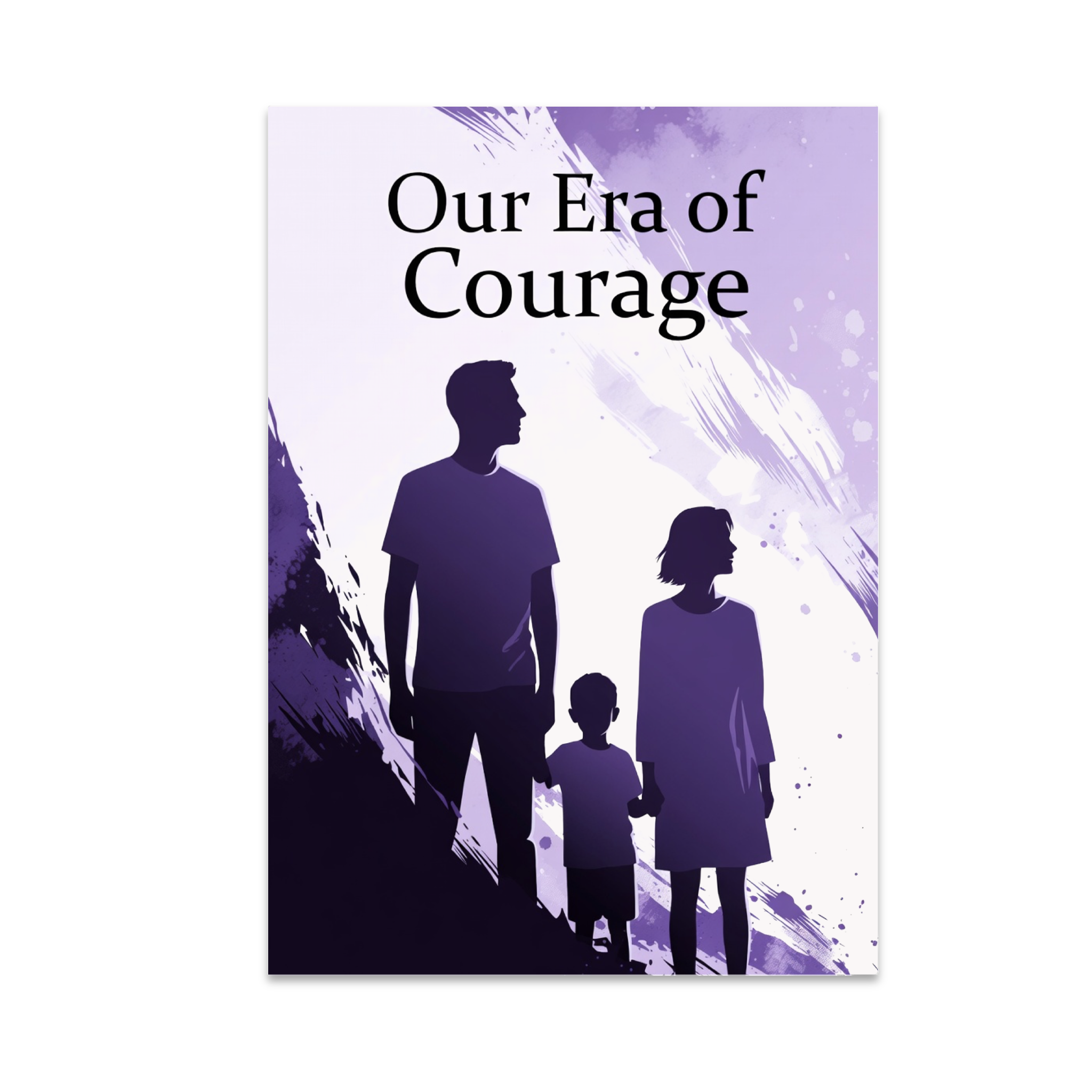 Era of Courage Family Wall Art - Modern Inspirational Decor - 13x19 ...