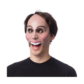 Purging Face Latex Half Mask Costume Accessory