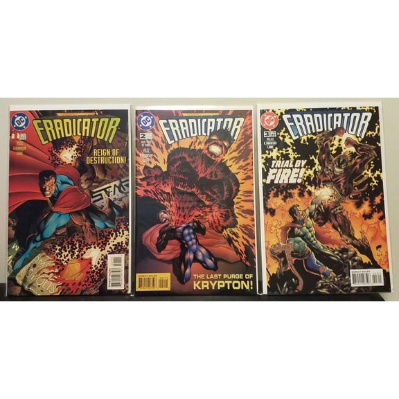 Eradicator # 1-3 Complete Comic Book Limited Series