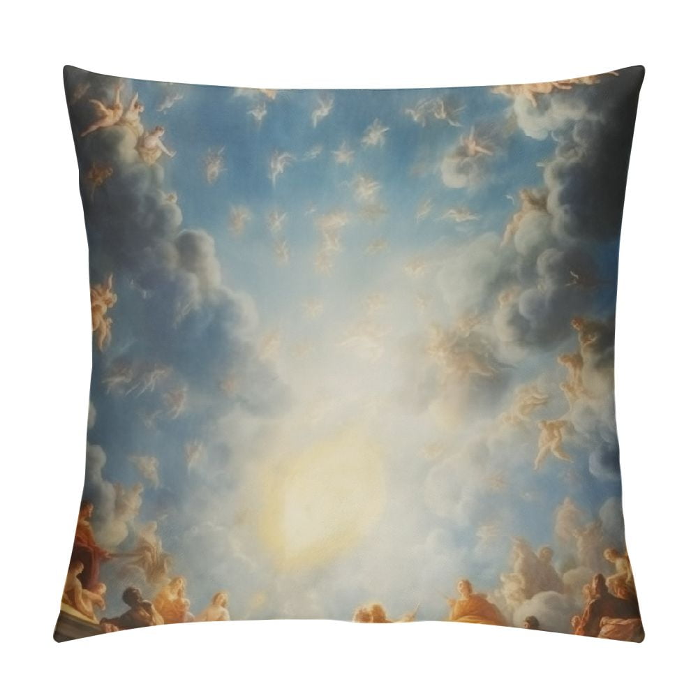 Erapdaur Stars Fashion Style Breathable Short Plush Velvet Throw Pillow