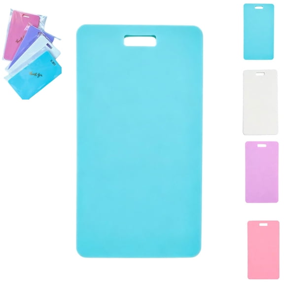 Erasable Badge Sticky Notes – Reusable Silicone Notepad for Nurses & Doctors, Write with Ballpoint Pen, Wipe with Alcohol(Blue1PCS)