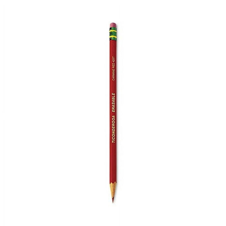 Dixon Ticonderoga Colored Pencils, Carmine Red, Dozen (14259