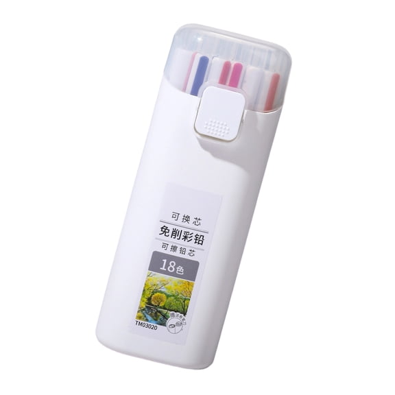 Erasable Colored Pencils Without Sharpening For Kid Art Project 3.0MM Refillable Retractable Colored Pencils for Drawing