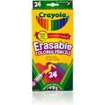 thumbnail image 1 of Erasable Colored Woodcase Pencils, 33 Mm, 24 Assorted Colors, 1 of 7